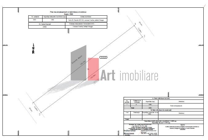 Cosoba, nod strategic A0 / A1, oportunitate de investitie: teren intravilan